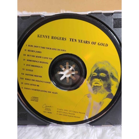 Kenny Rogers Ten Years of Gold CD - Picture 2 of 3